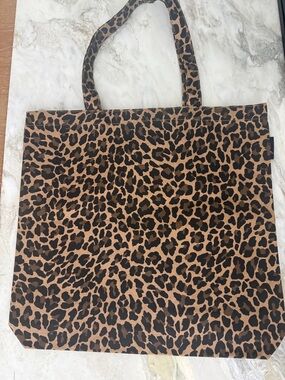 J. Crew Leopard Print Tote in Brown and Black